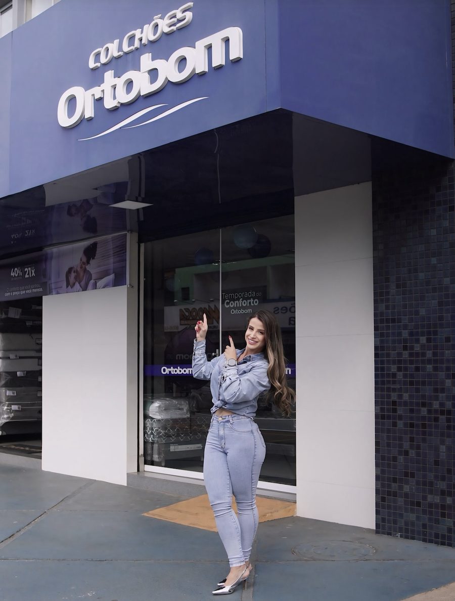 Fachada da Ortobom da Av. Mato Grosso em Anápolis
